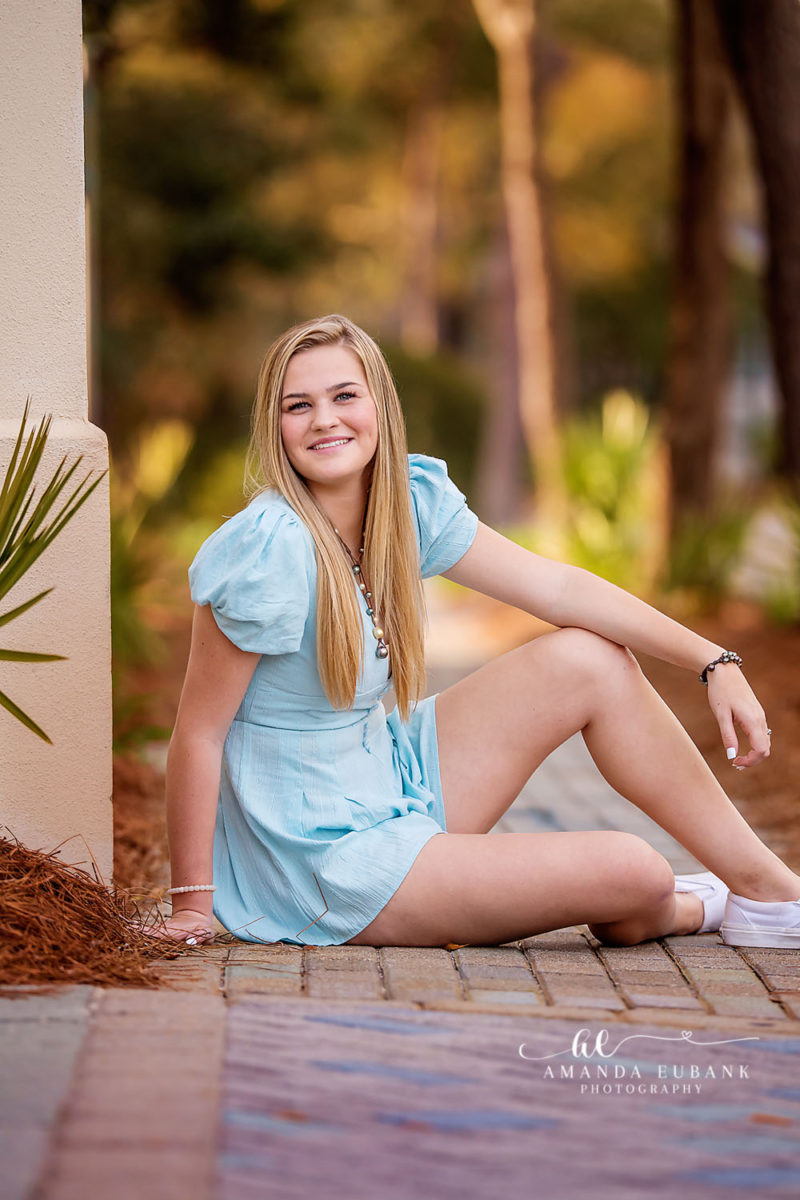 Ansley’s Senior Session – Eden Gardens, Watercolor Garden & Beach | 30A ...